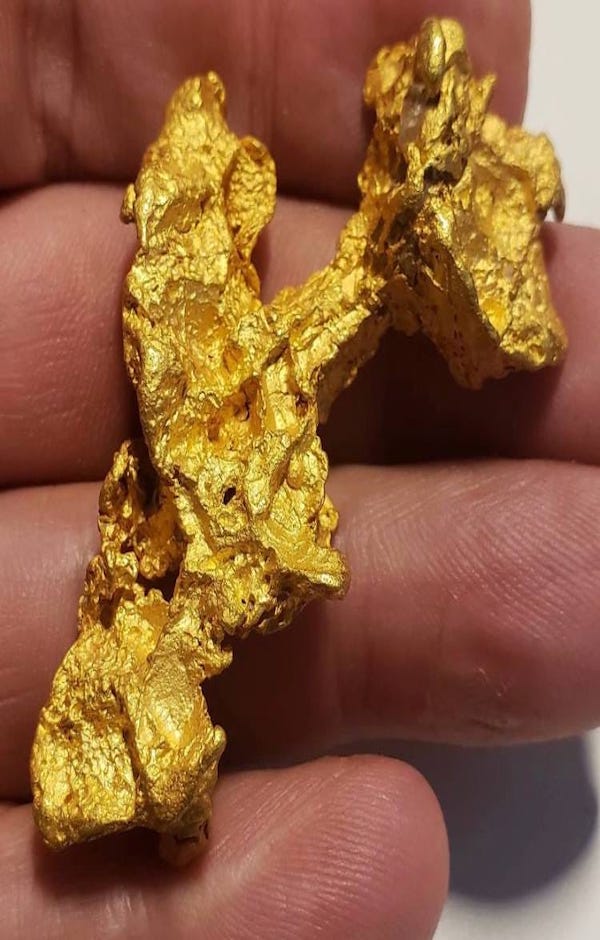 Gold nuggets from Africa