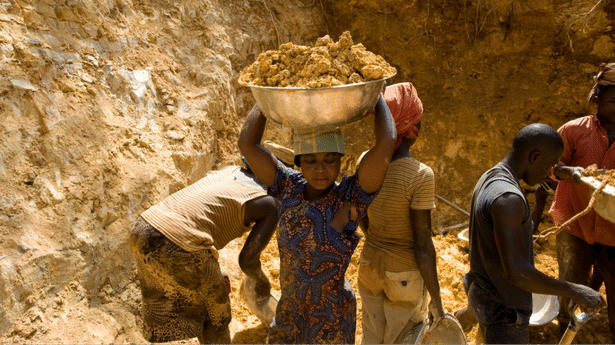 gold mining in Ghana