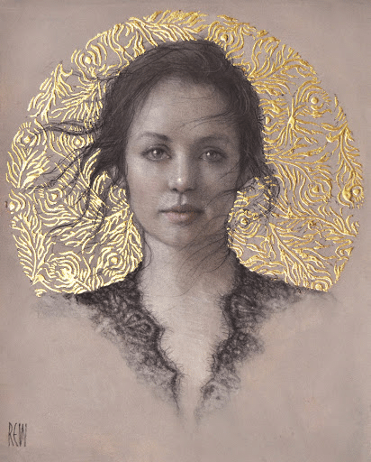 edible gold leaf on Art work