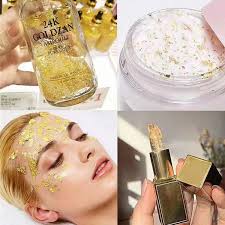edible gold flakes on cosmetic care