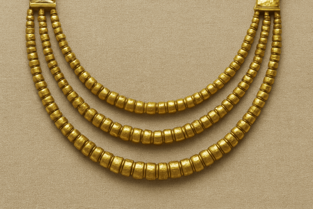 Gold Africa Necklace