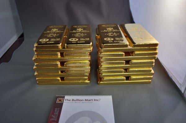 Gold bars